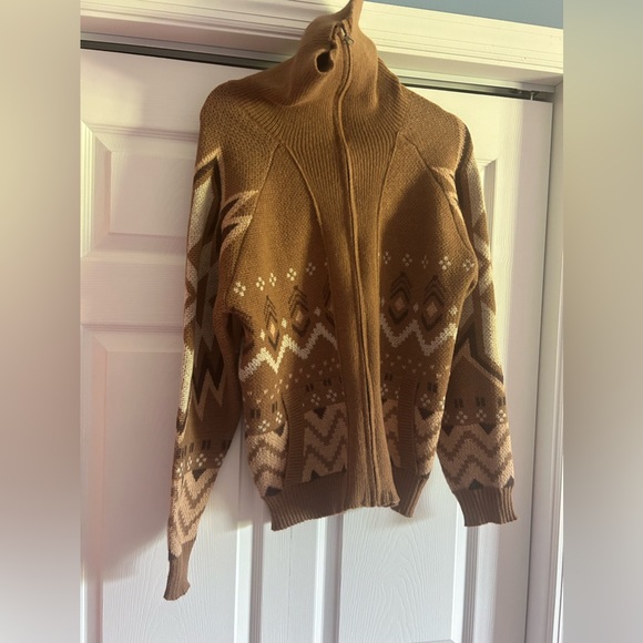 Brown Aztec Sweater - Picture 1 of 3